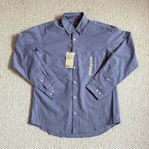 (NWT) MUJI Men's Washed Broadcloth Long Sleeve Shirt